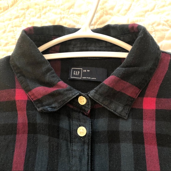Gap plaid light weight cotton top - Picture 4 of 6